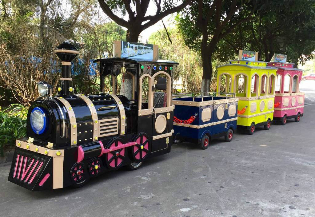 兴安景区广商场无轨观光小火车电动儿童游乐设备小火车可坐人户外玩具